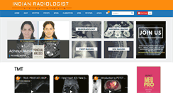 Desktop Screenshot of indianradiologist.com